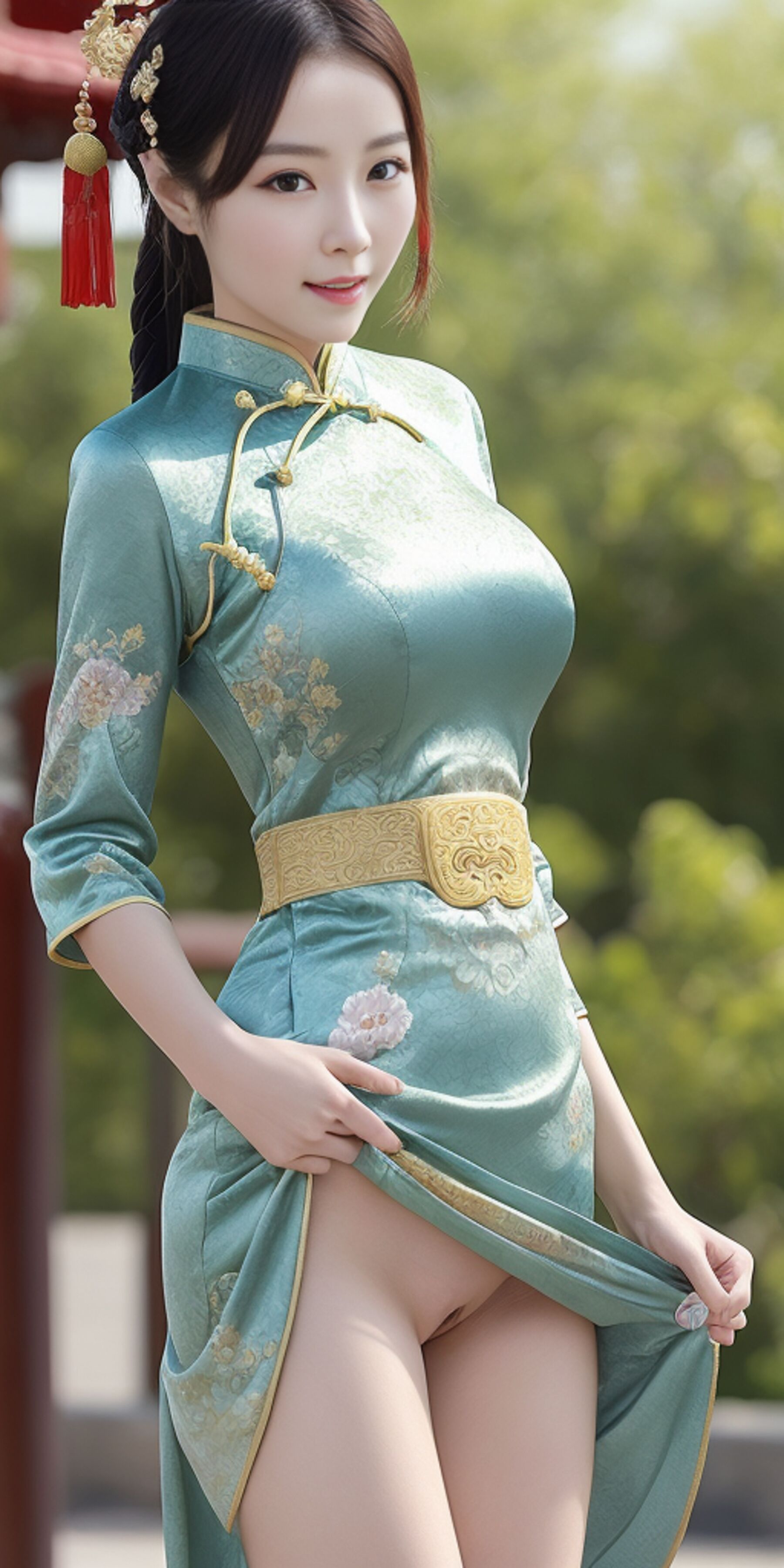 [AI圖區]AI作圖：古典旗袍 (20/20)