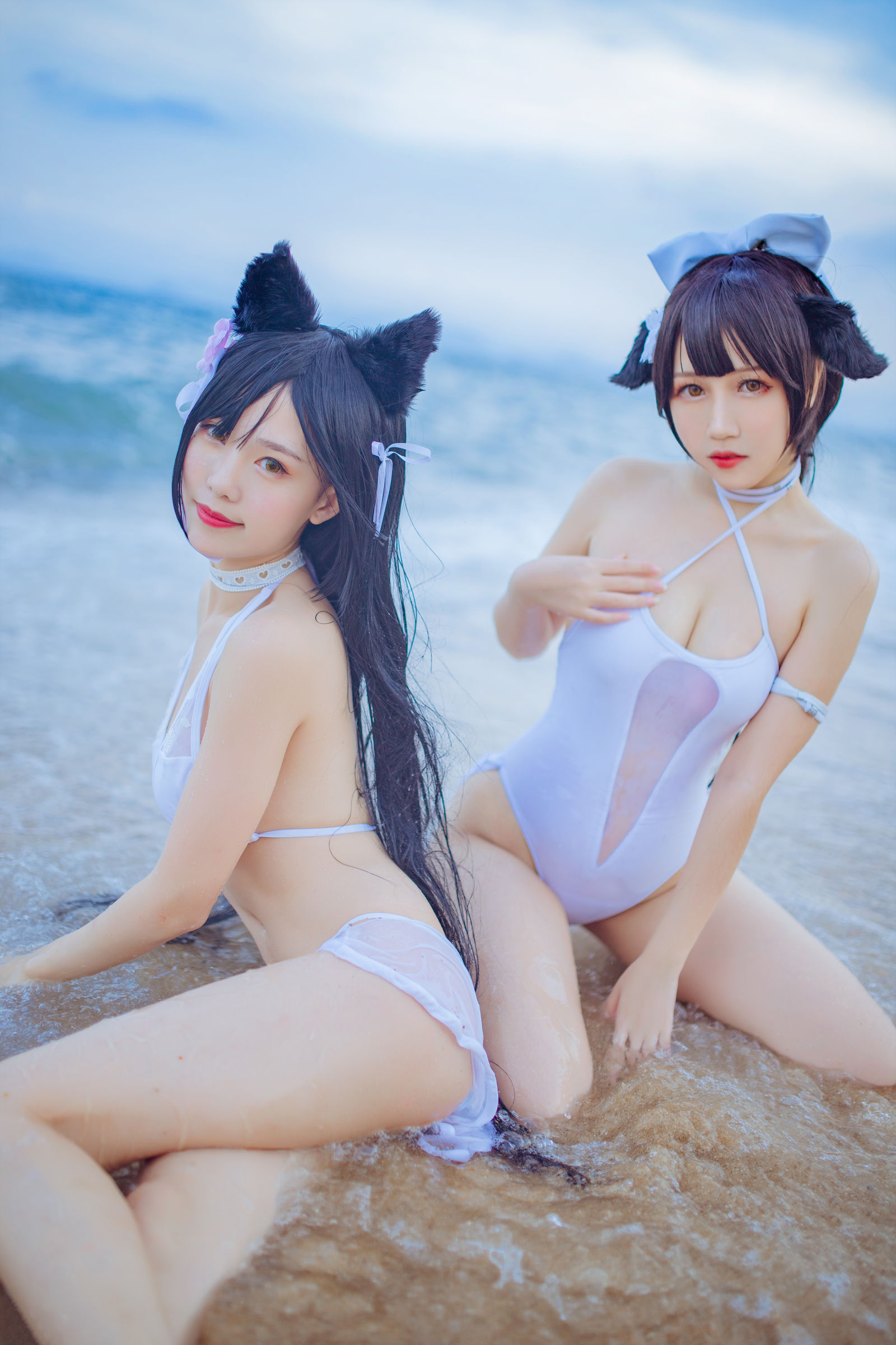 [性感寫真]抖娘·利世×不呆貓《獒犬海邊泳裝》 (24/41)